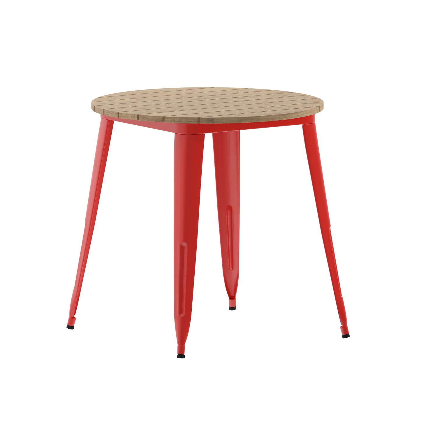 Contemporary 30" Round Commercial Dining Table for 4