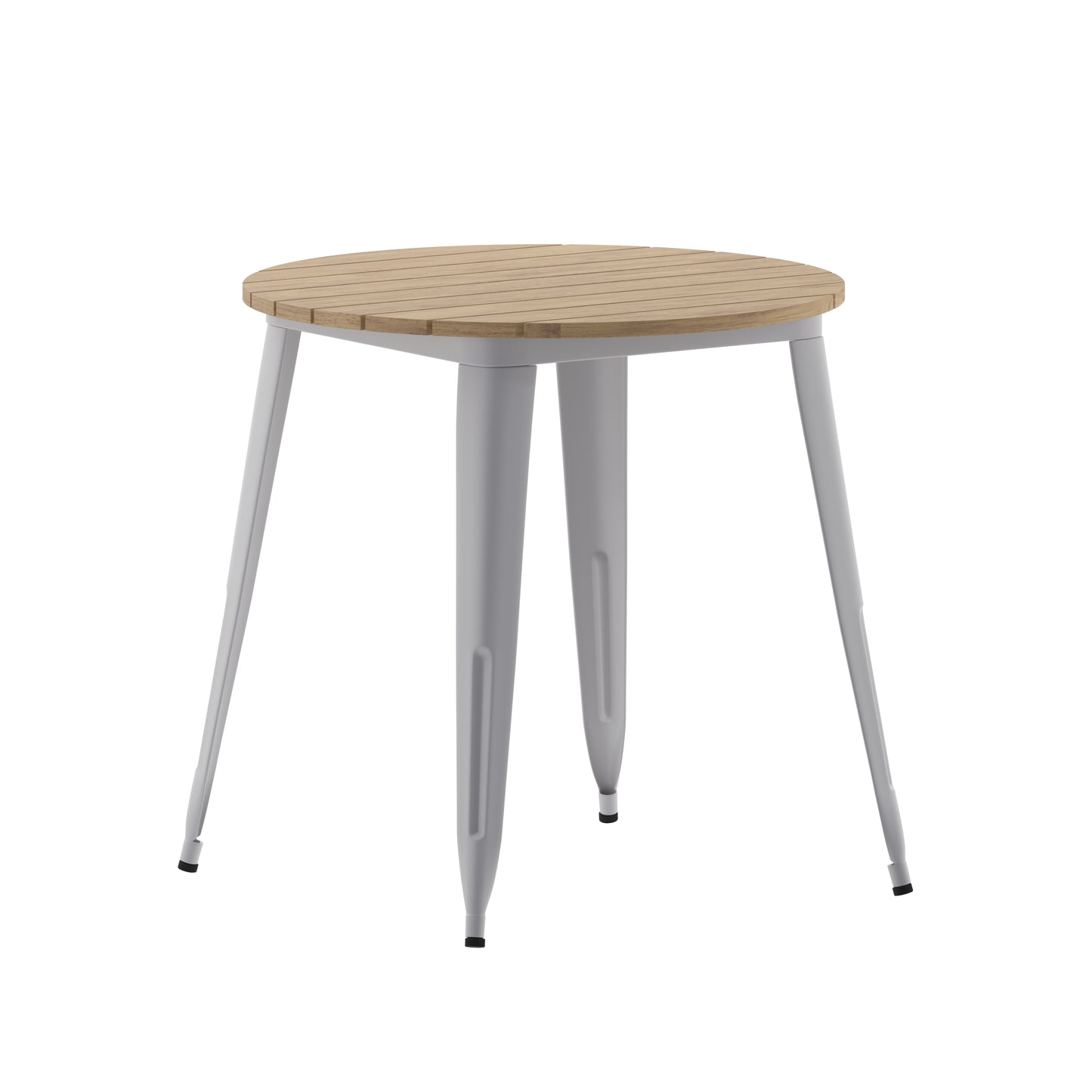 Contemporary 30" Round Commercial Dining Table for 4