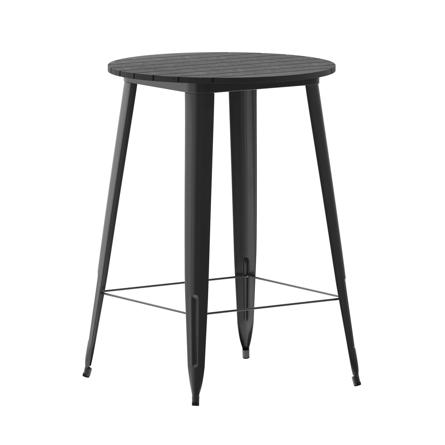 Contemporary 30" Round Commercial Bar Height Dining Table for 4