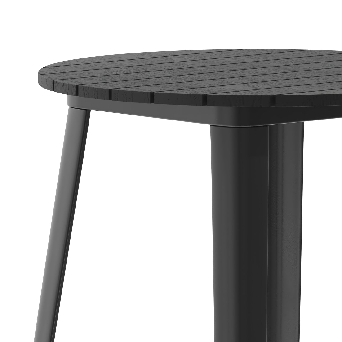 Contemporary 30" Round Commercial Bar Height Dining Table for 4