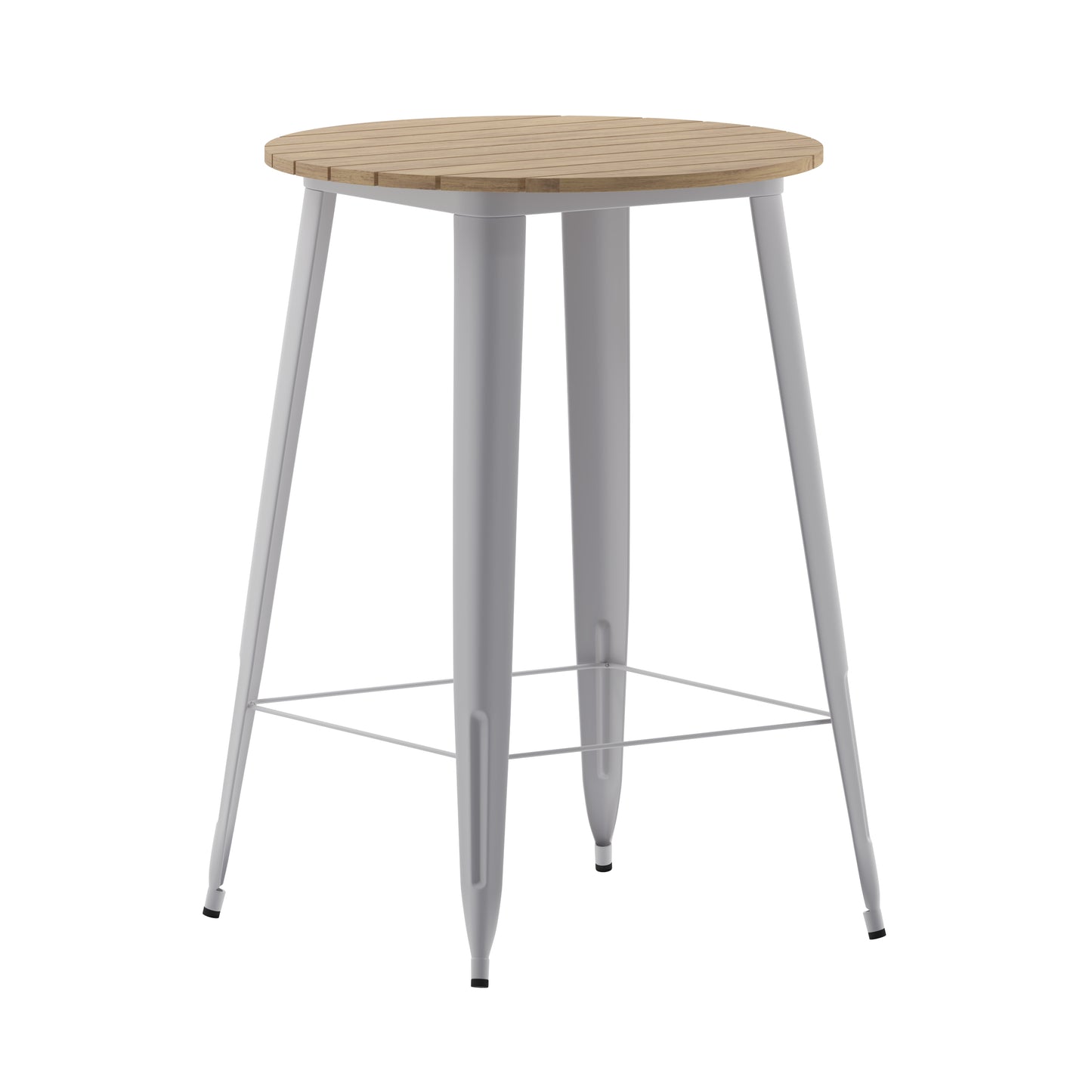 Contemporary 30" Round Commercial Bar Height Dining Table for 4