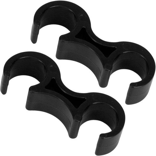 Black Plastic Gang Clips LE-3-BK-GANG-GG