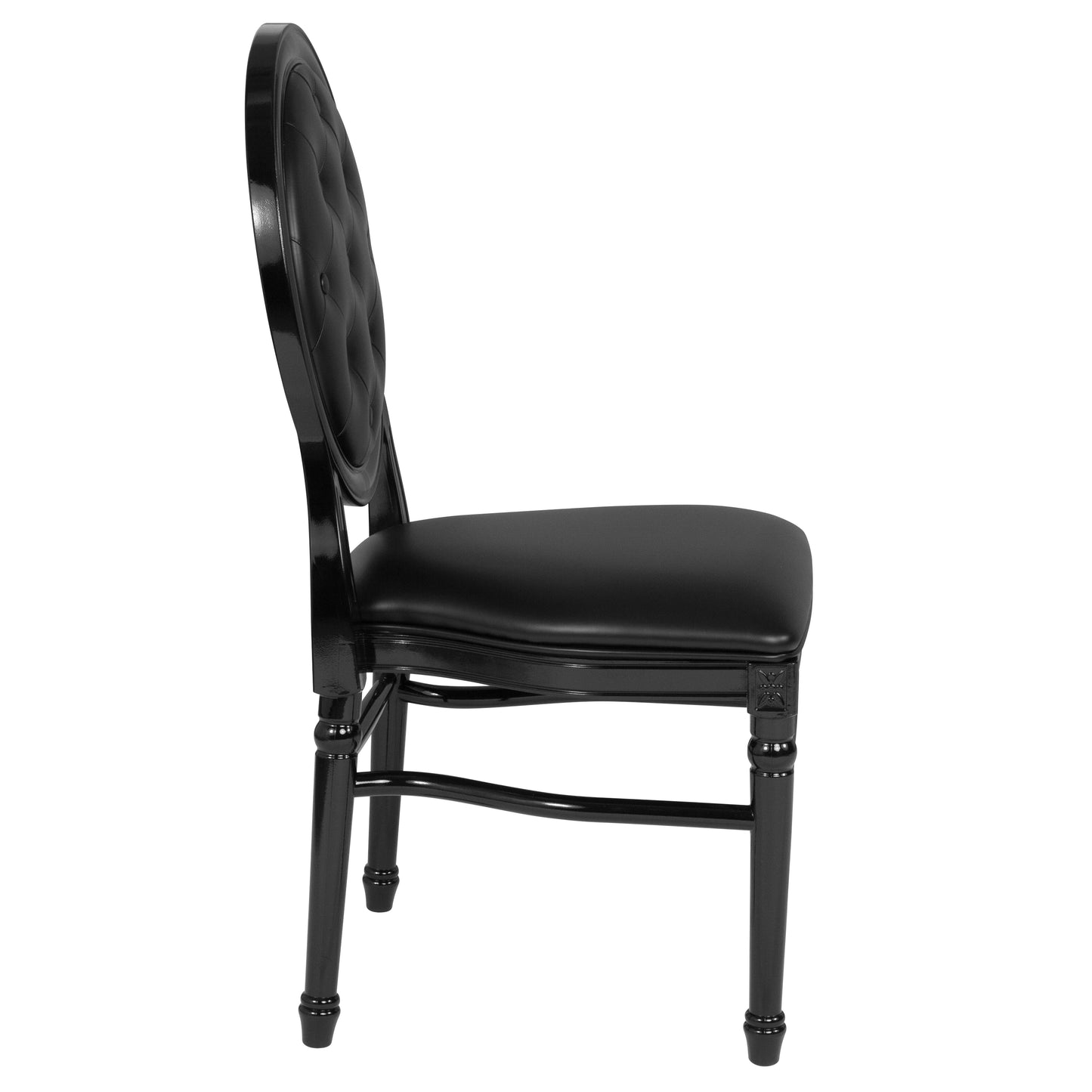 Tufted Black Dining Chair LE-B-B-T-MON-GG