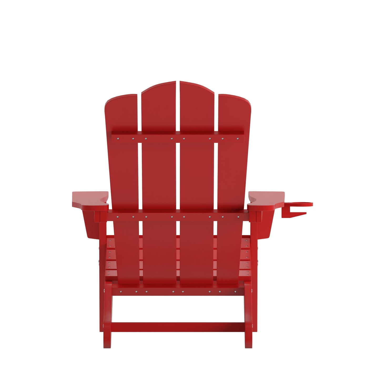 Red Patio Chair - Cupholder LE-HMP-1044-10-RD-GG