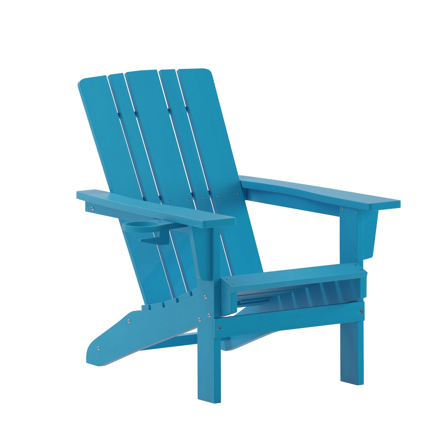 Blue Patio Chair - Cupholder LE-HMP-1045-10-BL-GG