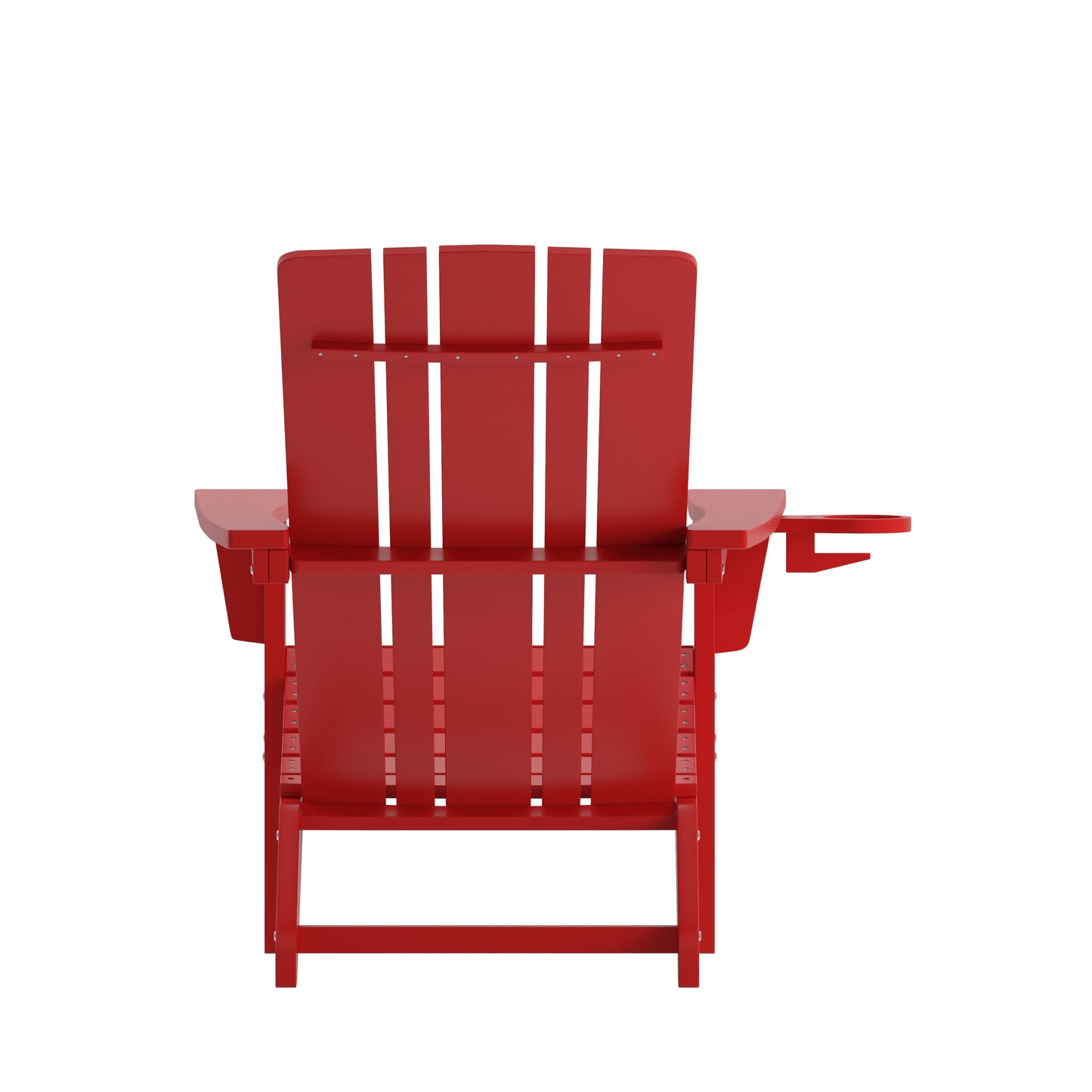 Red Patio Chair - Cupholder LE-HMP-1045-10-RD-GG