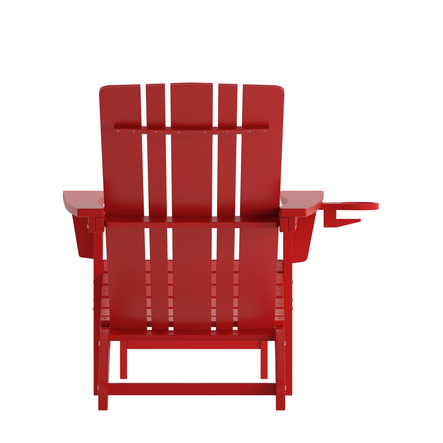 Red Ottoman Chair-Cupholder LE-HMP-1045-110-RD-GG