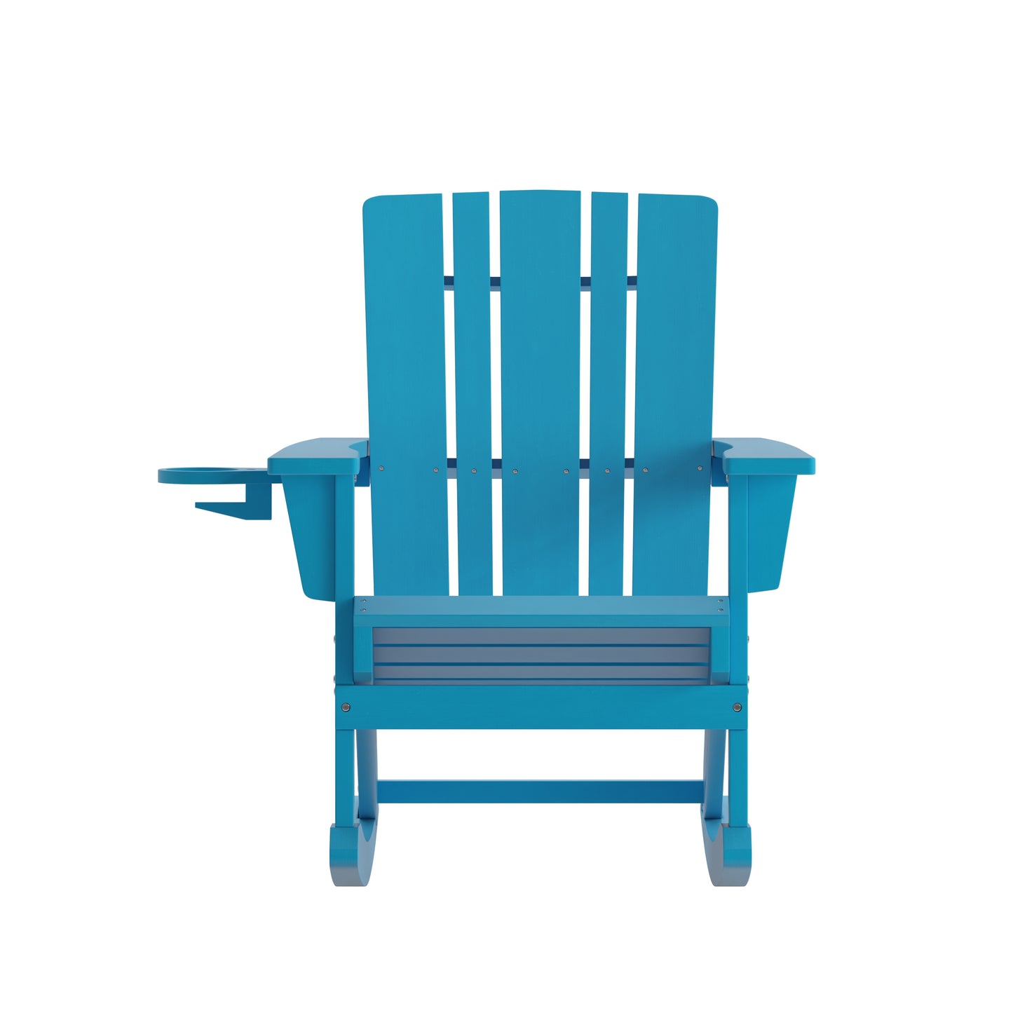 Blue Rocking Chair-Cupholder LE-HMP-1045-31-BL-GG