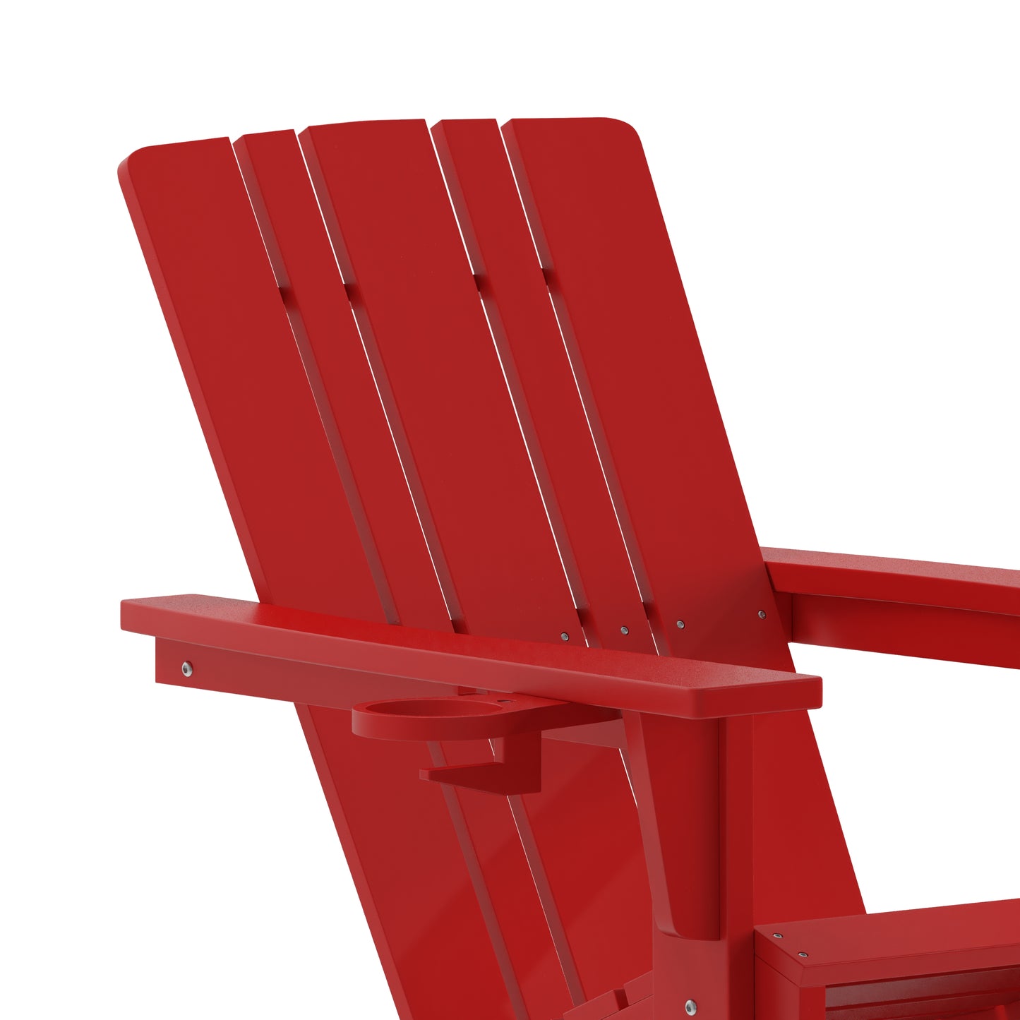 Red Rocking Chair-Cupholder LE-HMP-1045-31-RD-GG