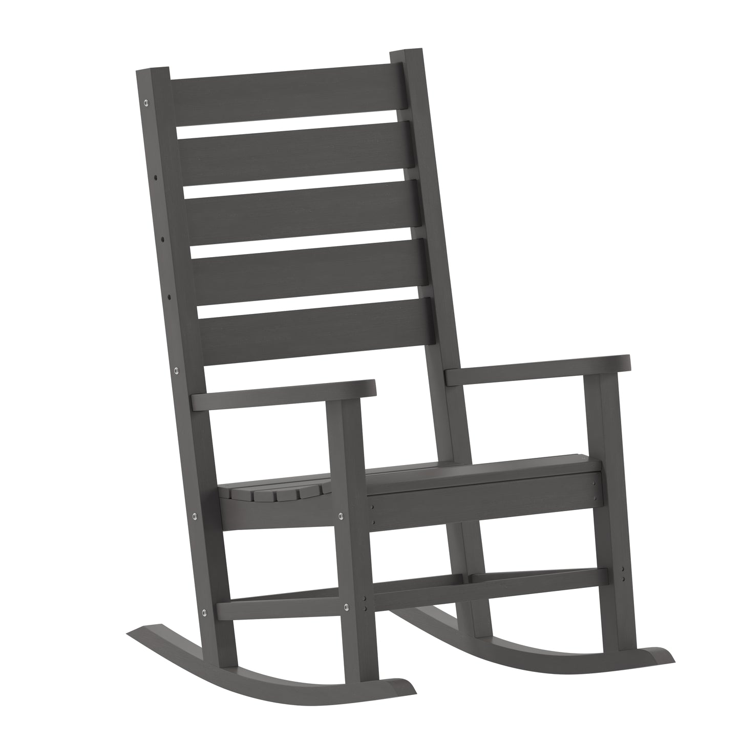 Gray Outdoor Rocking Chair LE-HMP-2002-110-GY-GG