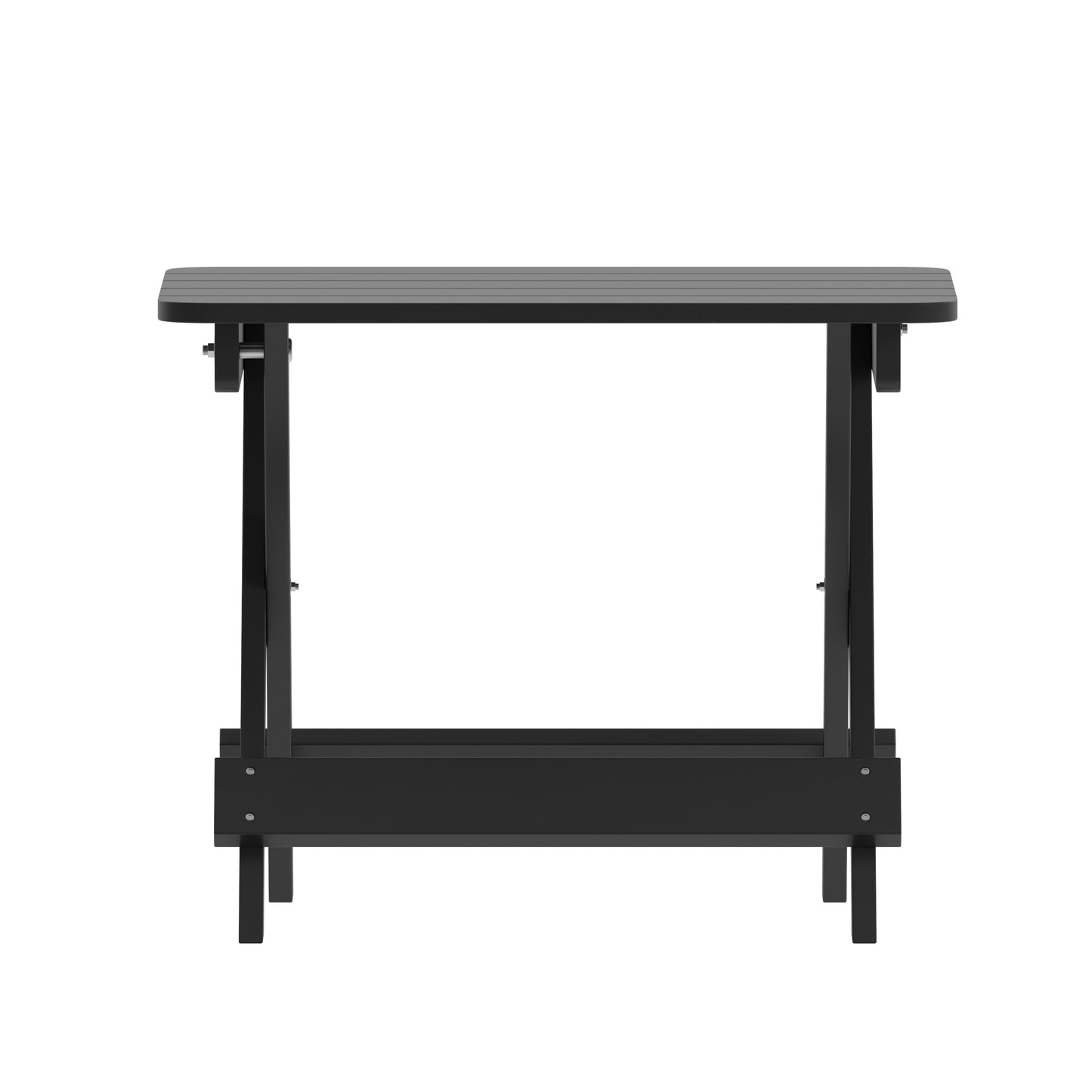 Black Folding Adirondack Table LE-HMP-2012-1620H-BK-GG