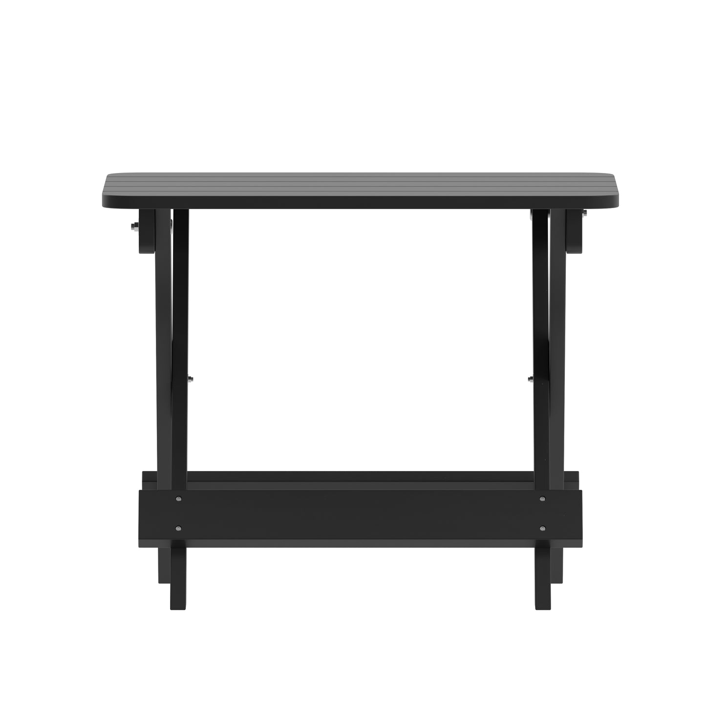 Black Folding Adirondack Table LE-HMP-2012-1620H-BK-GG