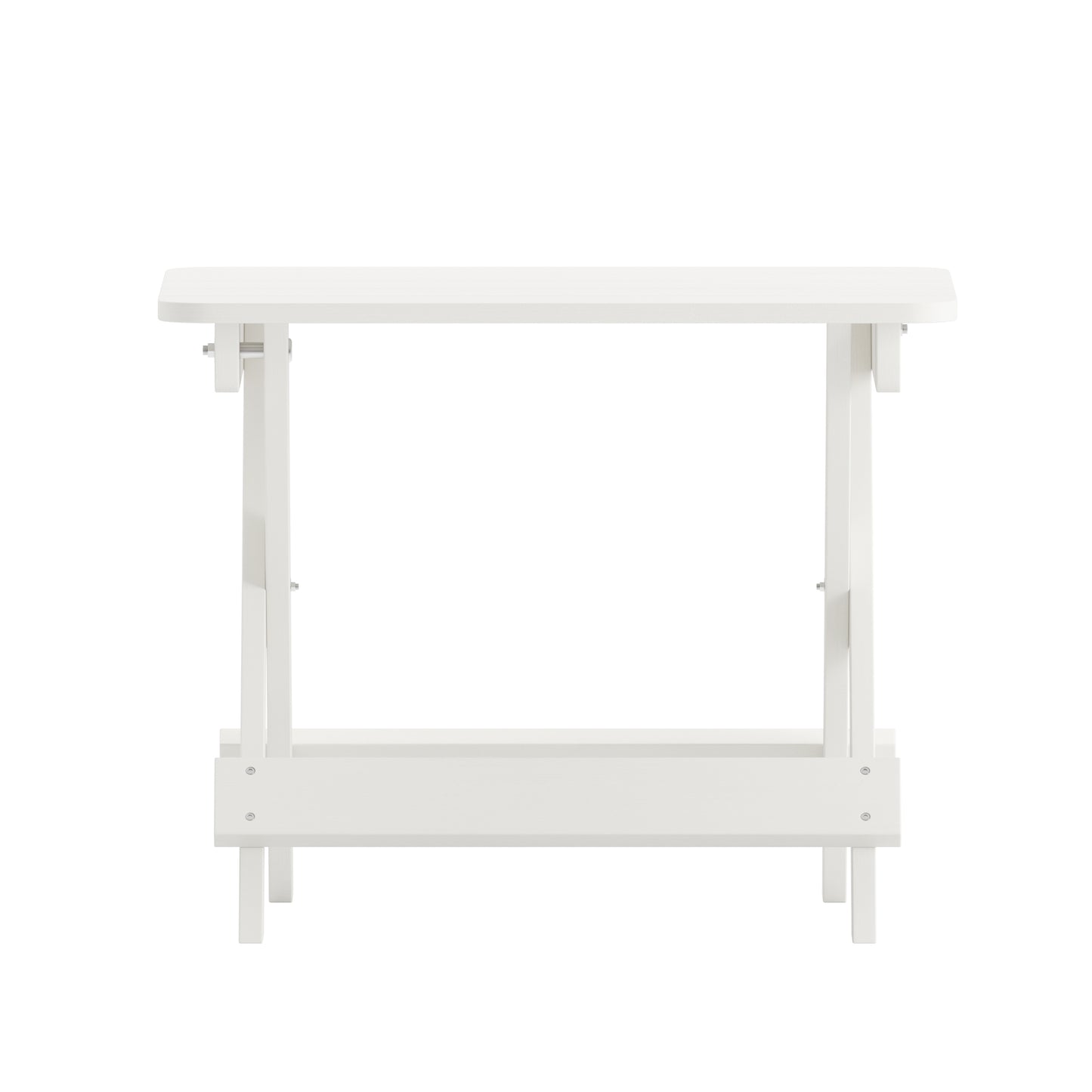 White Folding Adirondack Table LE-HMP-2012-1620H-WT-GG