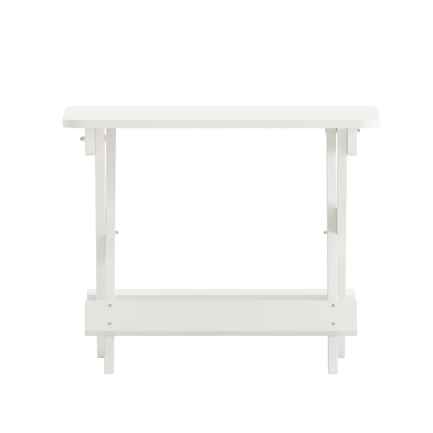 White Folding Adirondack Table LE-HMP-2012-1620H-WT-GG