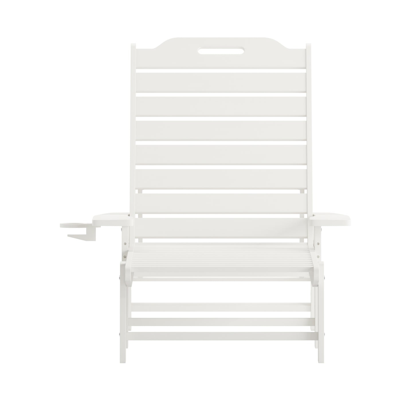 White Adjustable Lounge Chair LE-HMP-2017-414-WT-GG