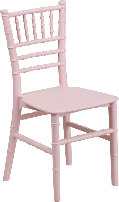 Child's Pink Resin Chair LE-L-7K-PK-GG