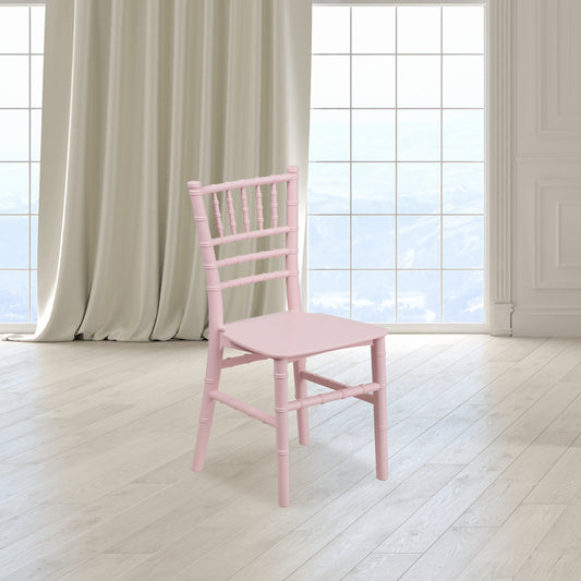 Child's Pink Resin Chair LE-L-7K-PK-GG