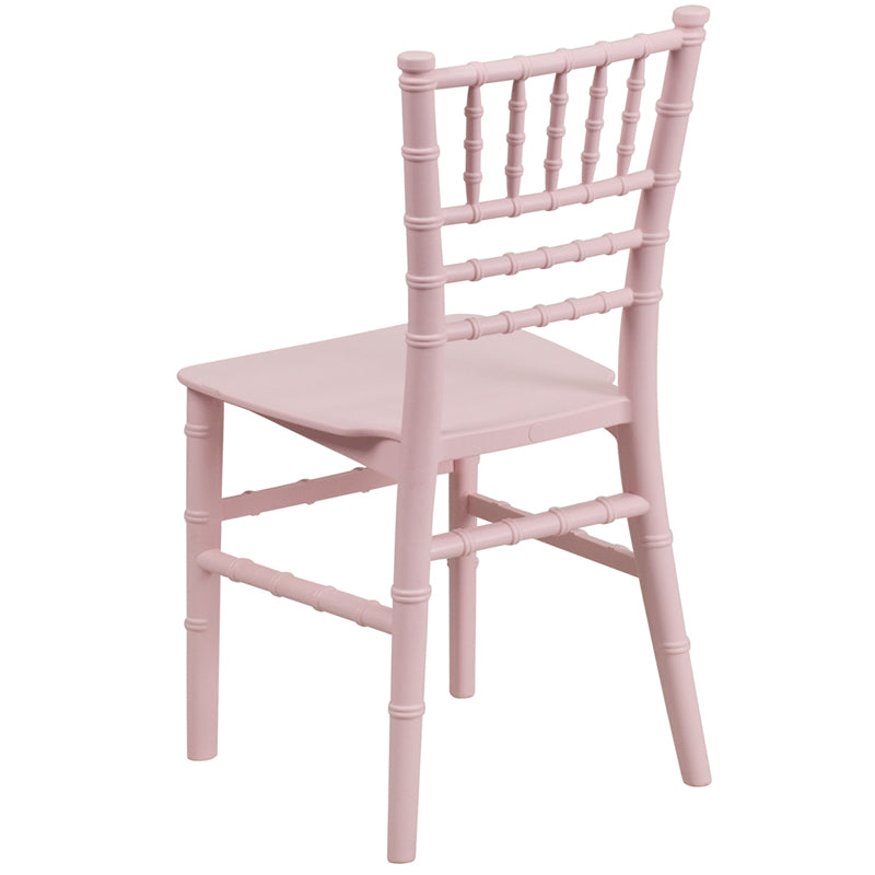 Child's Pink Resin Chair LE-L-7K-PK-GG