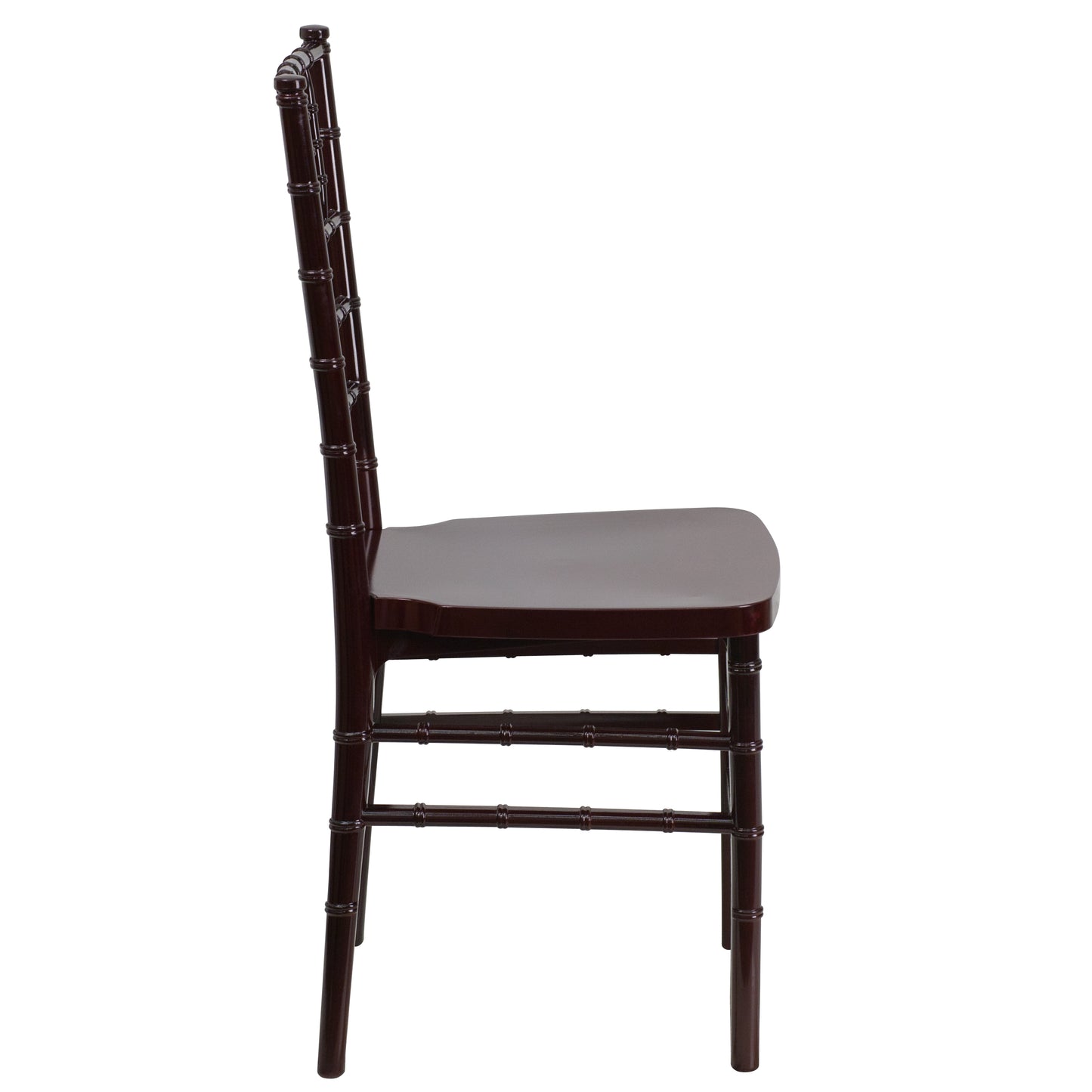 Mahogany Resin Chiavari Chair LE-MAHOGANY-GG