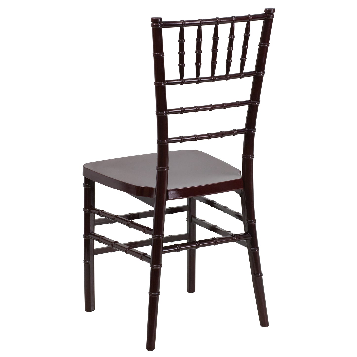 Mahogany Resin Chiavari Chair LE-MAHOGANY-GG