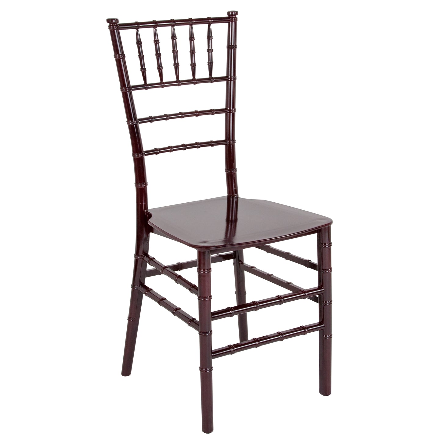 Mahogany Resin Chiavari Chair LE-MAHOGANY-M-GG