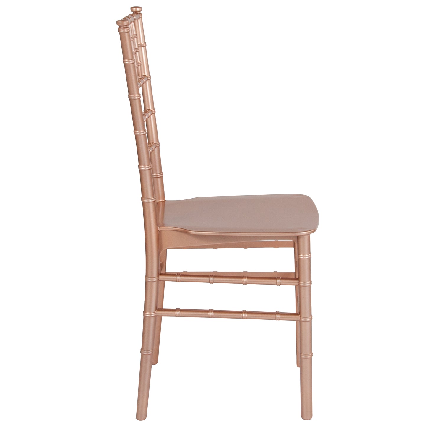 Rose Gold Resin Chiavari Chair LE-ROSE-M-GG