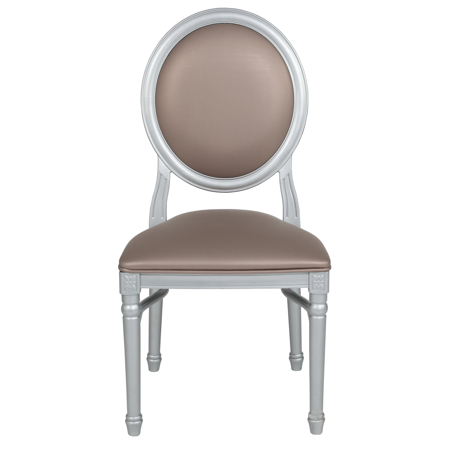 Taupe Round Back Dining Chair LE-S-T-MON-GG