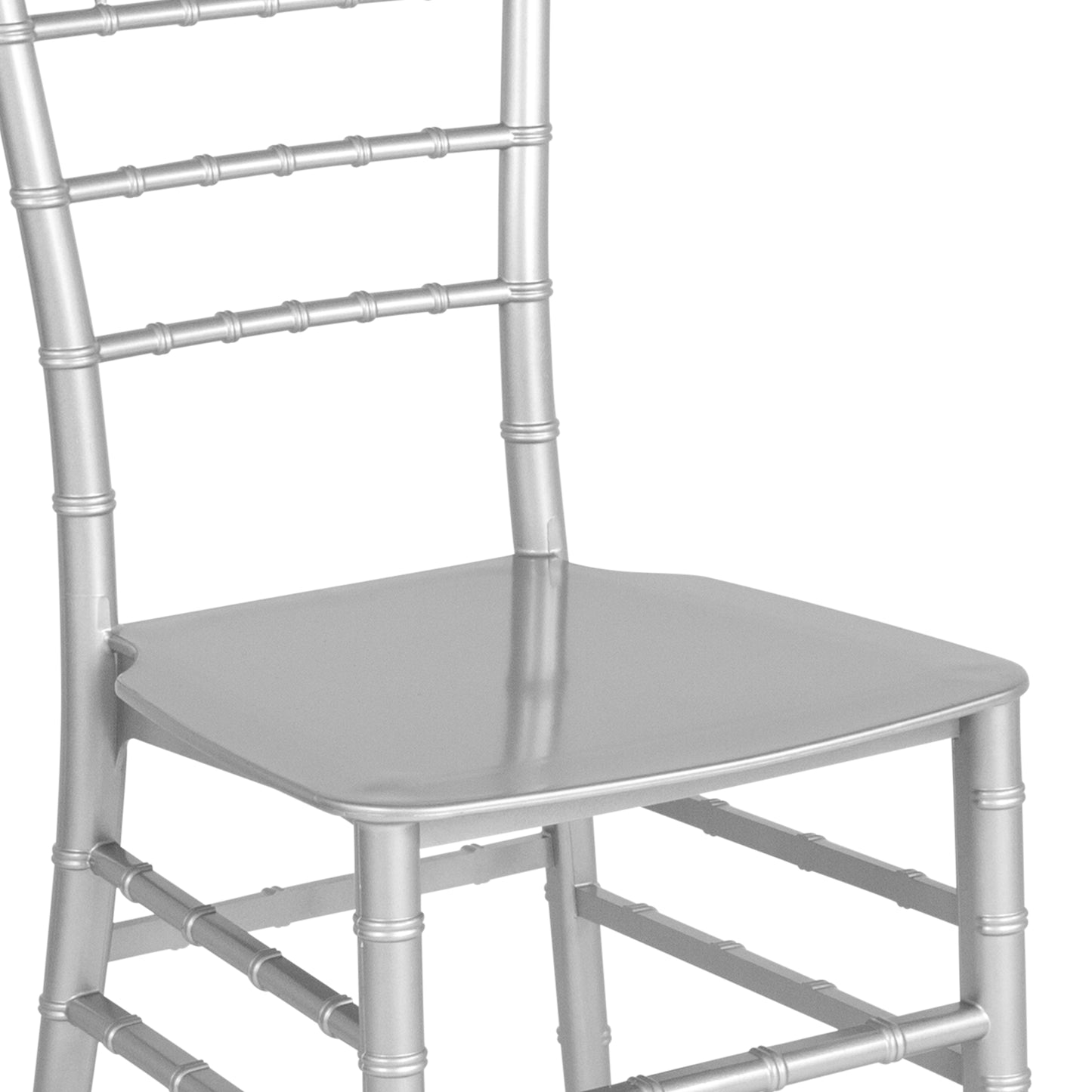 Silver Resin Chiavari Chair LE-SILVER-M-GG