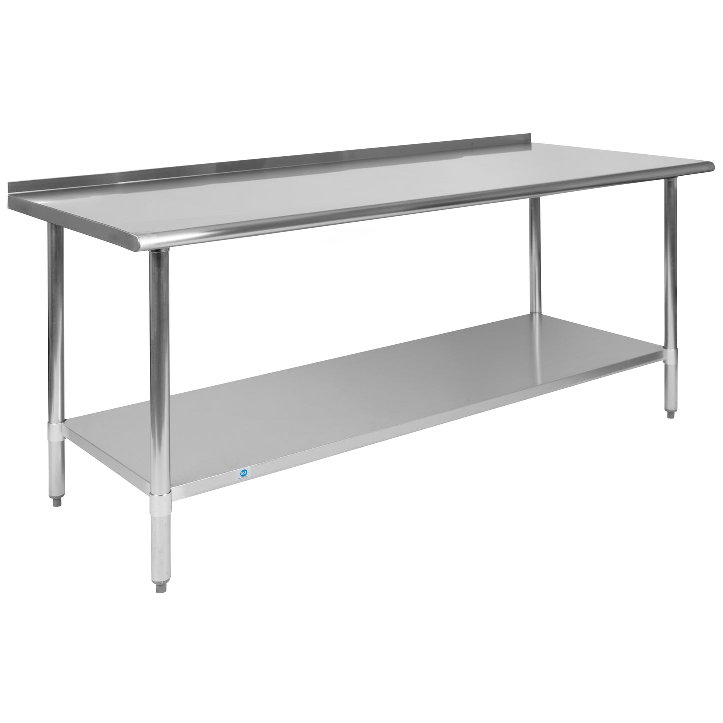 72" Stainless Steel Work Table NH-WT-3072BSP-GG