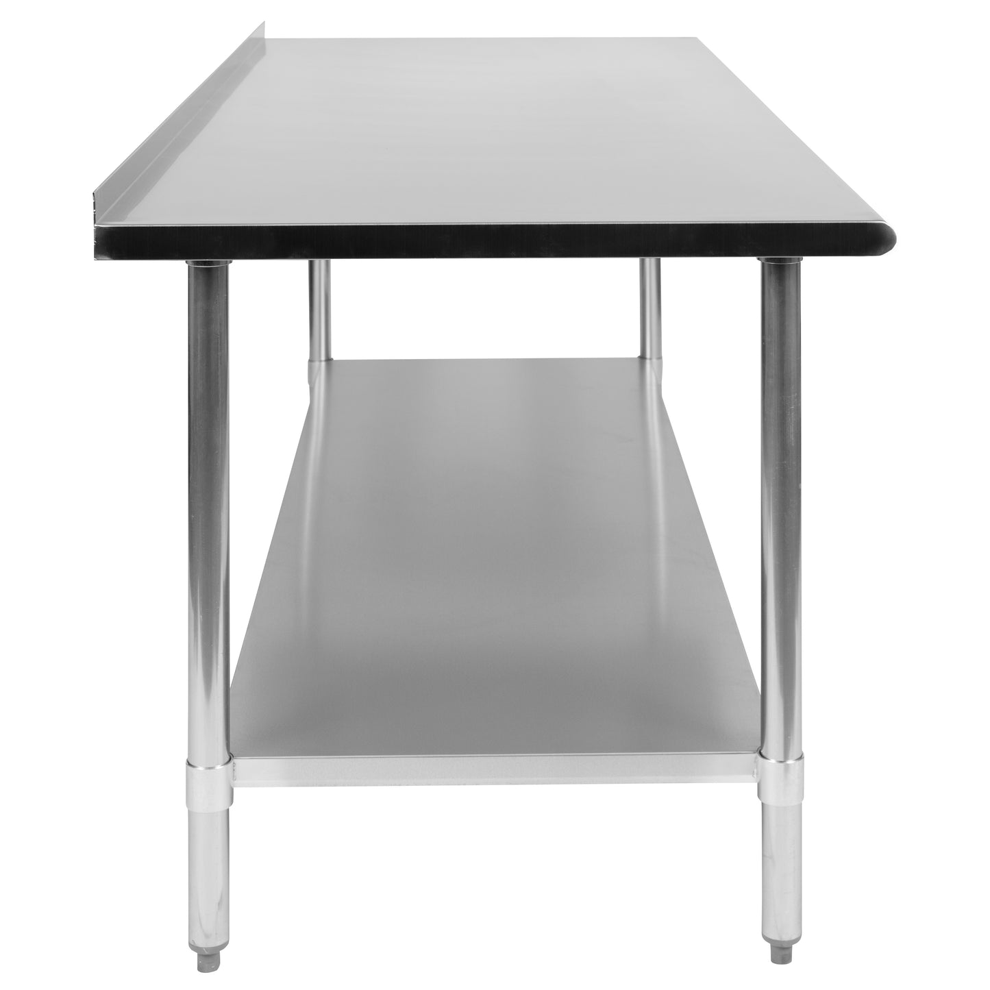 72" Stainless Steel Work Table NH-WT-3072BSP-GG