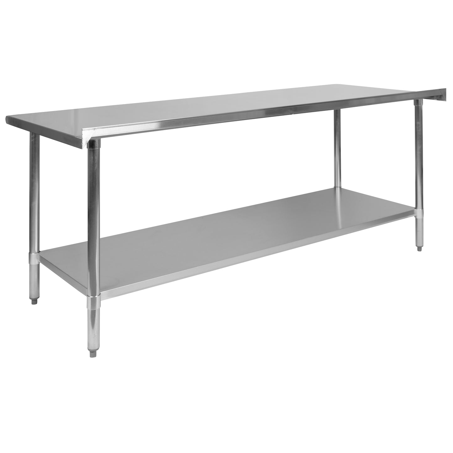 72" Stainless Steel Work Table NH-WT-3072BSP-GG