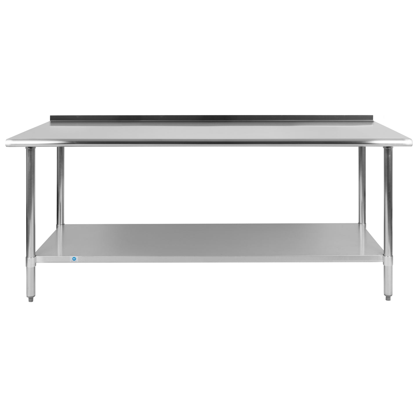 72" Stainless Steel Work Table NH-WT-3072BSP-GG