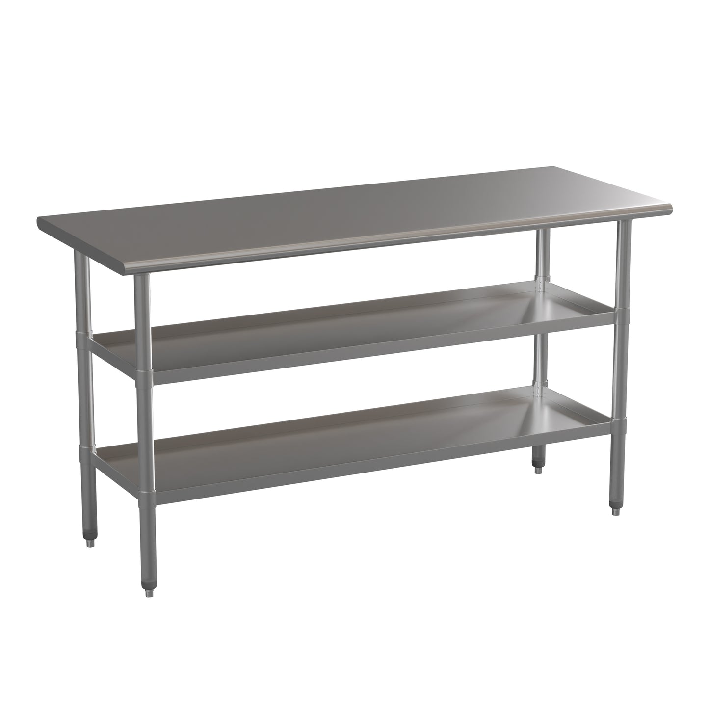 Stainless Table 2 Shelf Table NH-WT-GU-2460-GG