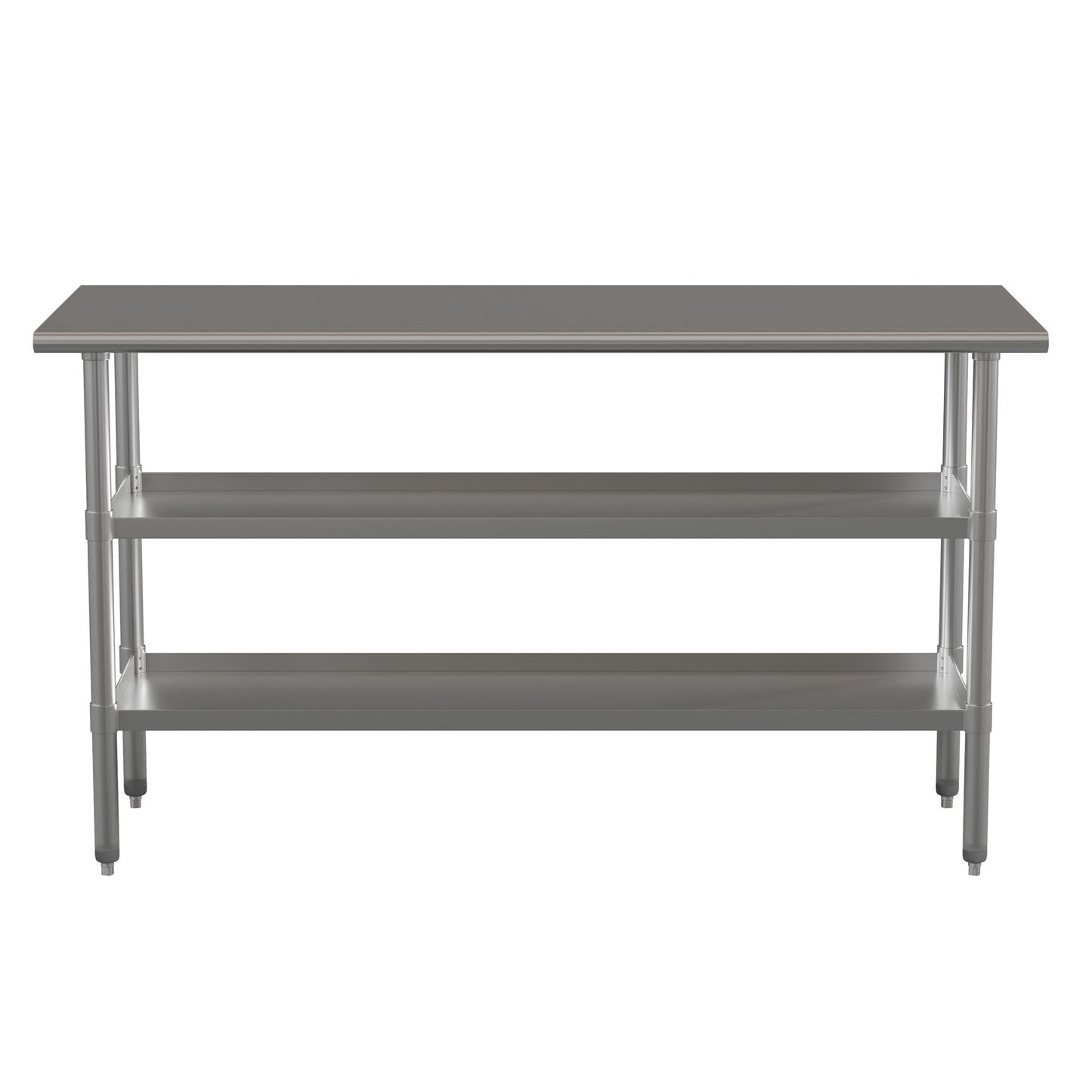 Stainless Table 2 Shelf Table NH-WT-GU-2460-GG