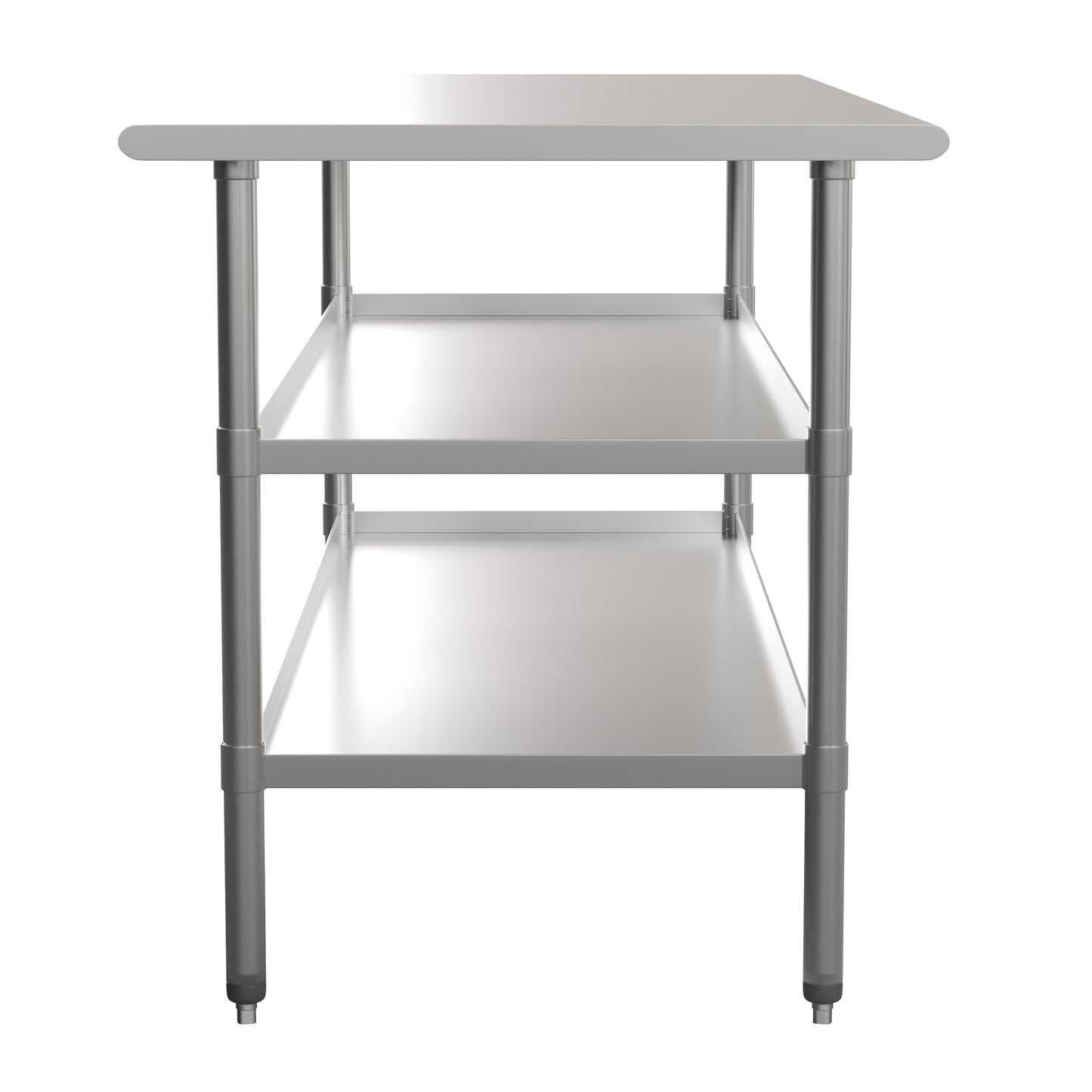 Stainless Table 2 Shelf Table NH-WT-GU-3072-GG