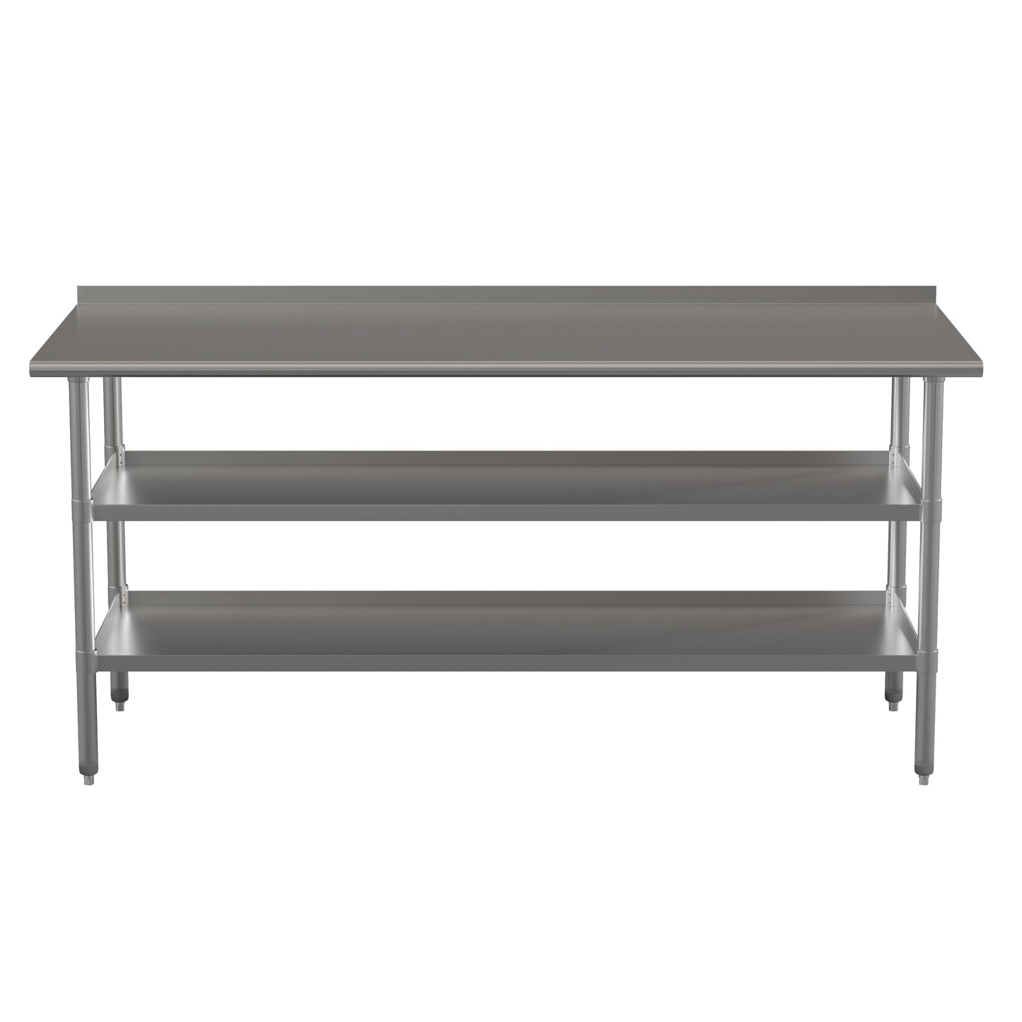 Stainless Table 2 Shelf Table NH-WT-GU-3072BSP-GG