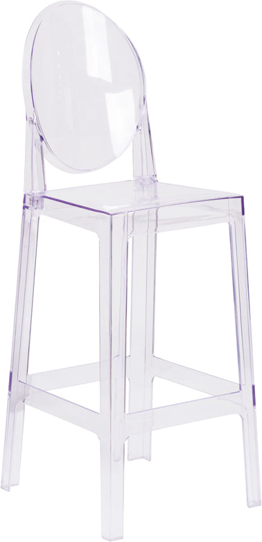 Oval Back Ghost Barstool OW-GHOSTBACK-29-GG