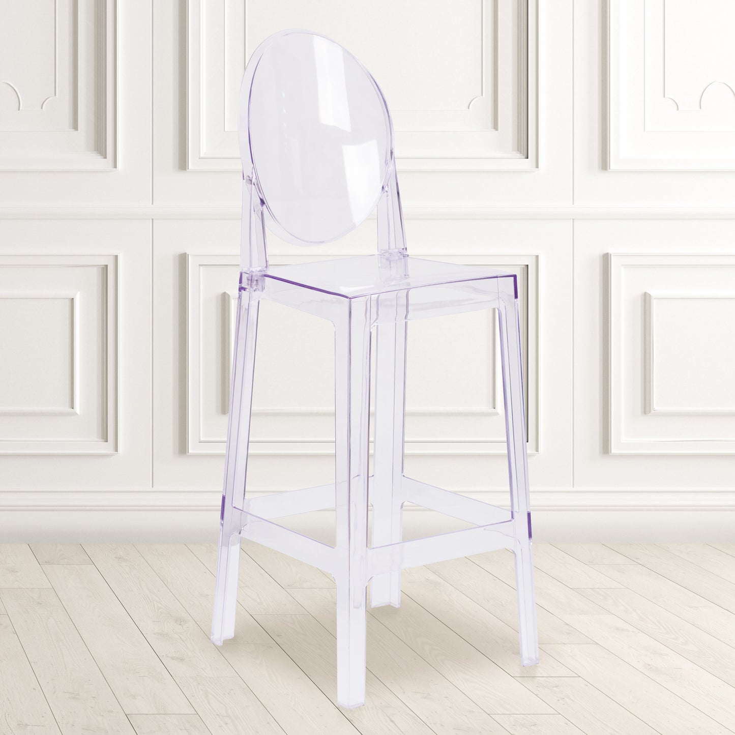 Oval Back Ghost Barstool OW-GHOSTBACK-29-GG