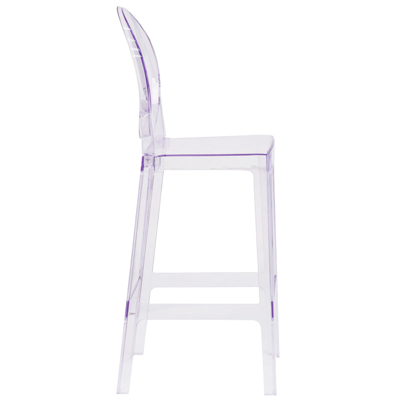 Oval Back Ghost Barstool OW-GHOSTBACK-29-GG