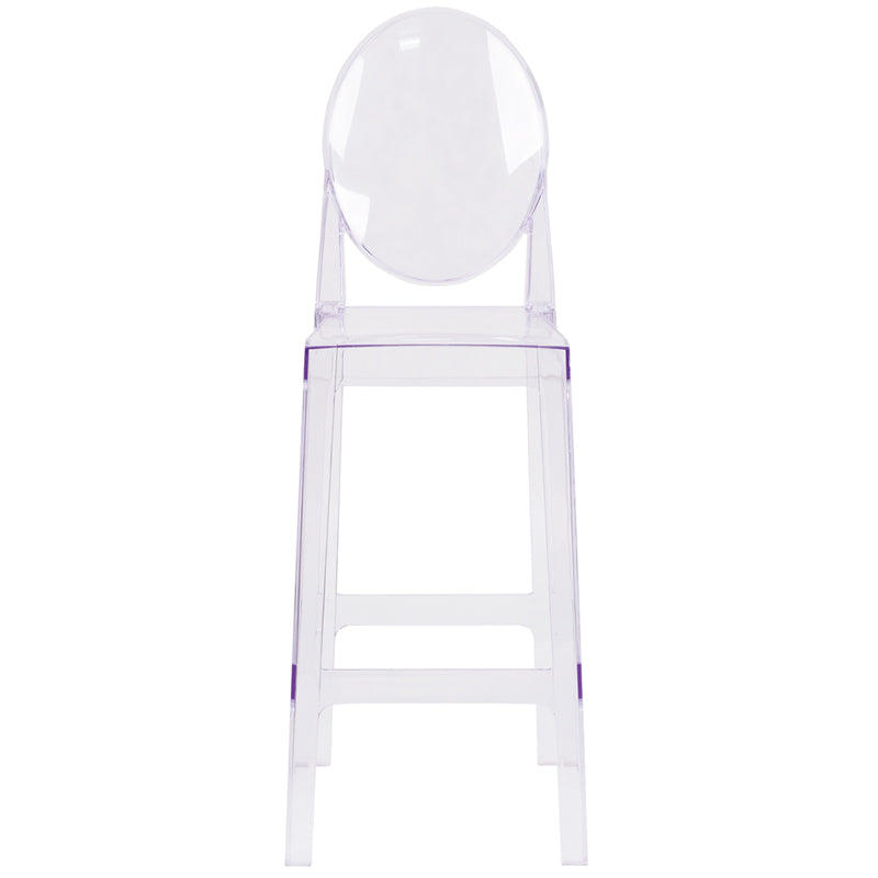 Oval Back Ghost Barstool OW-GHOSTBACK-29-GG