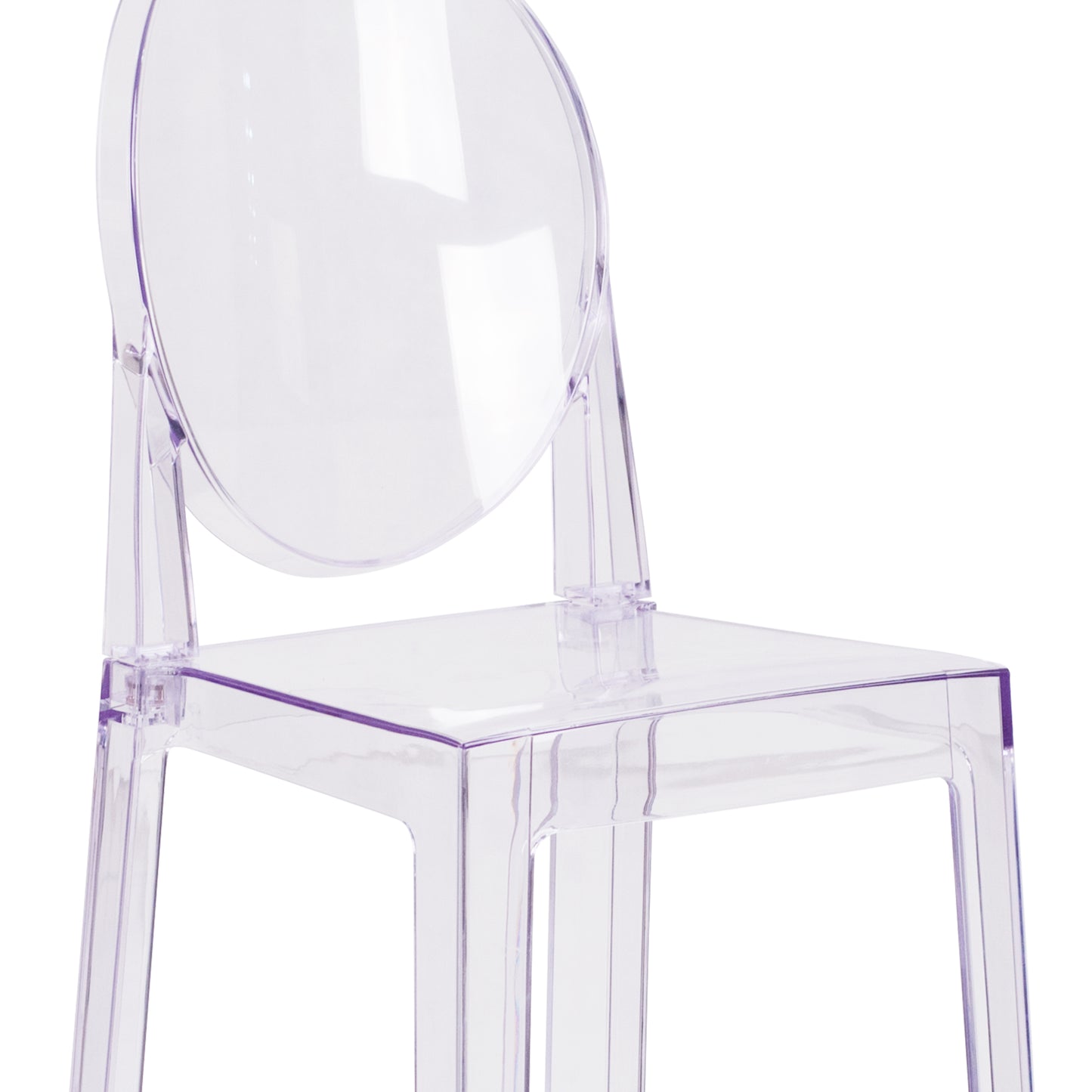 Oval Back Ghost Barstool OW-GHOSTBACK-29-GG