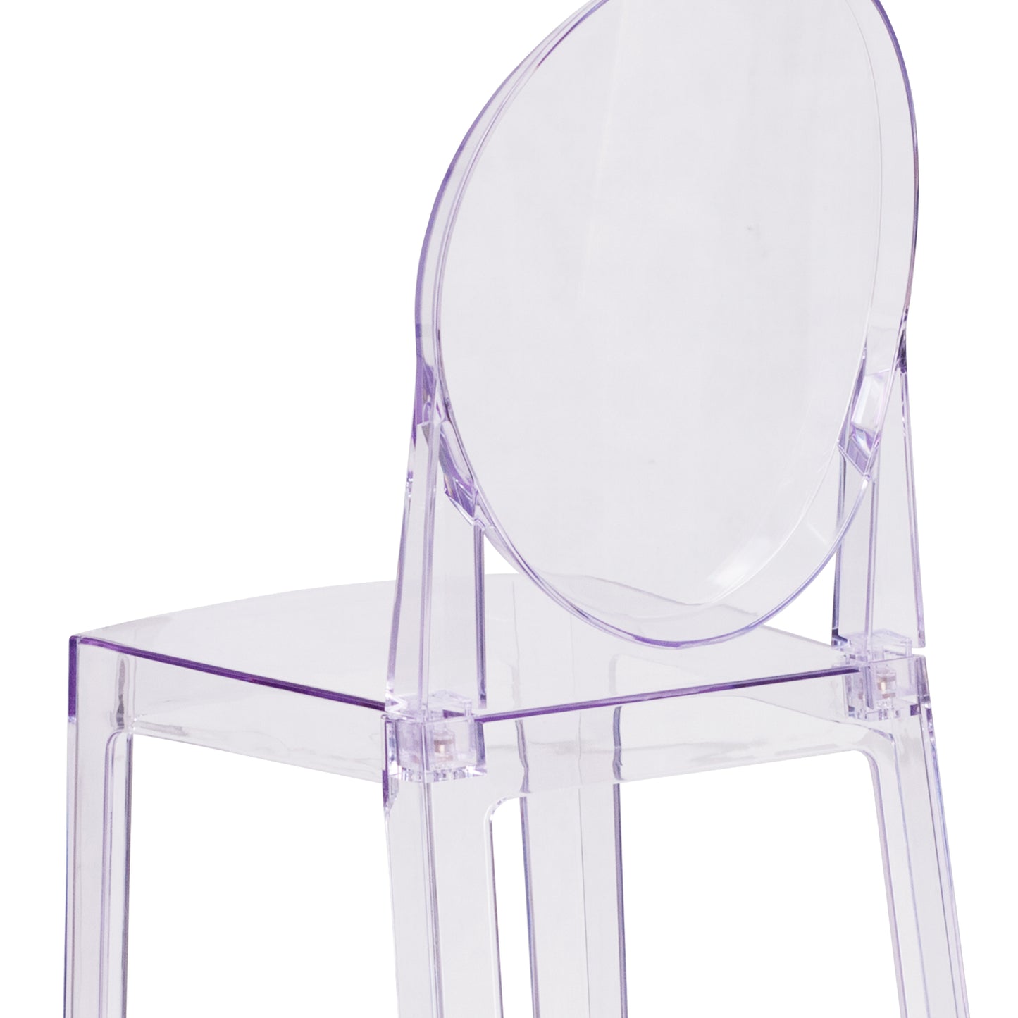 Oval Back Ghost Barstool OW-GHOSTBACK-29-GG