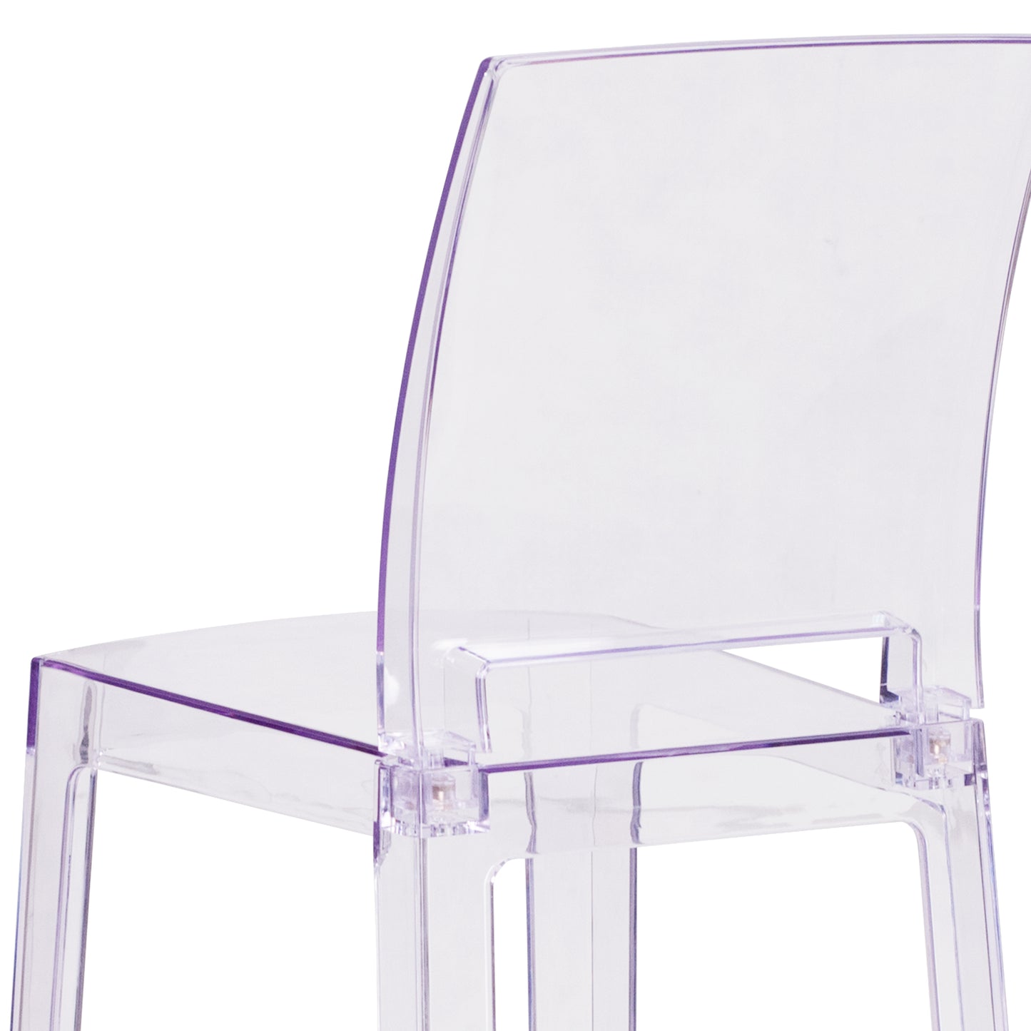 Square Back Ghost Barstool OW-SQUAREBACK-29-GG