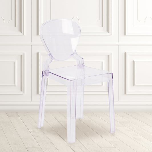 Clear Tear Back Ghost Chair OW-TEARBACK-18-GG