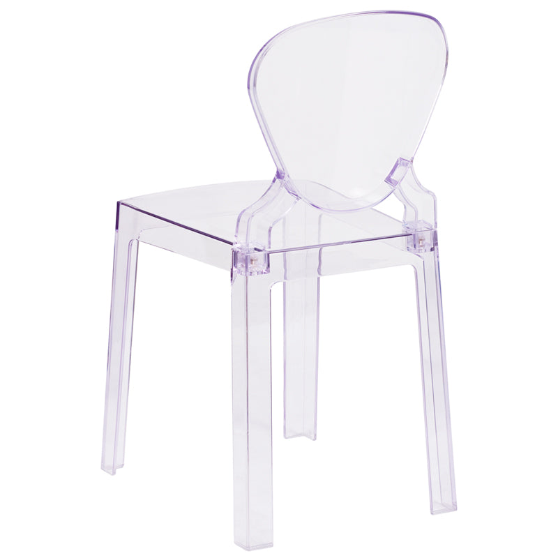 Clear Tear Back Ghost Chair OW-TEARBACK-18-GG