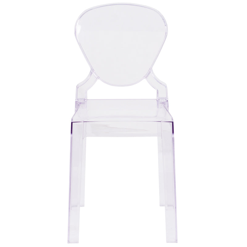 Clear Tear Back Ghost Chair OW-TEARBACK-18-GG