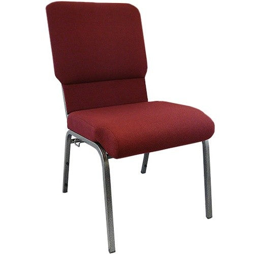 Maroon Church Chairs 18.5" PCHT185-104