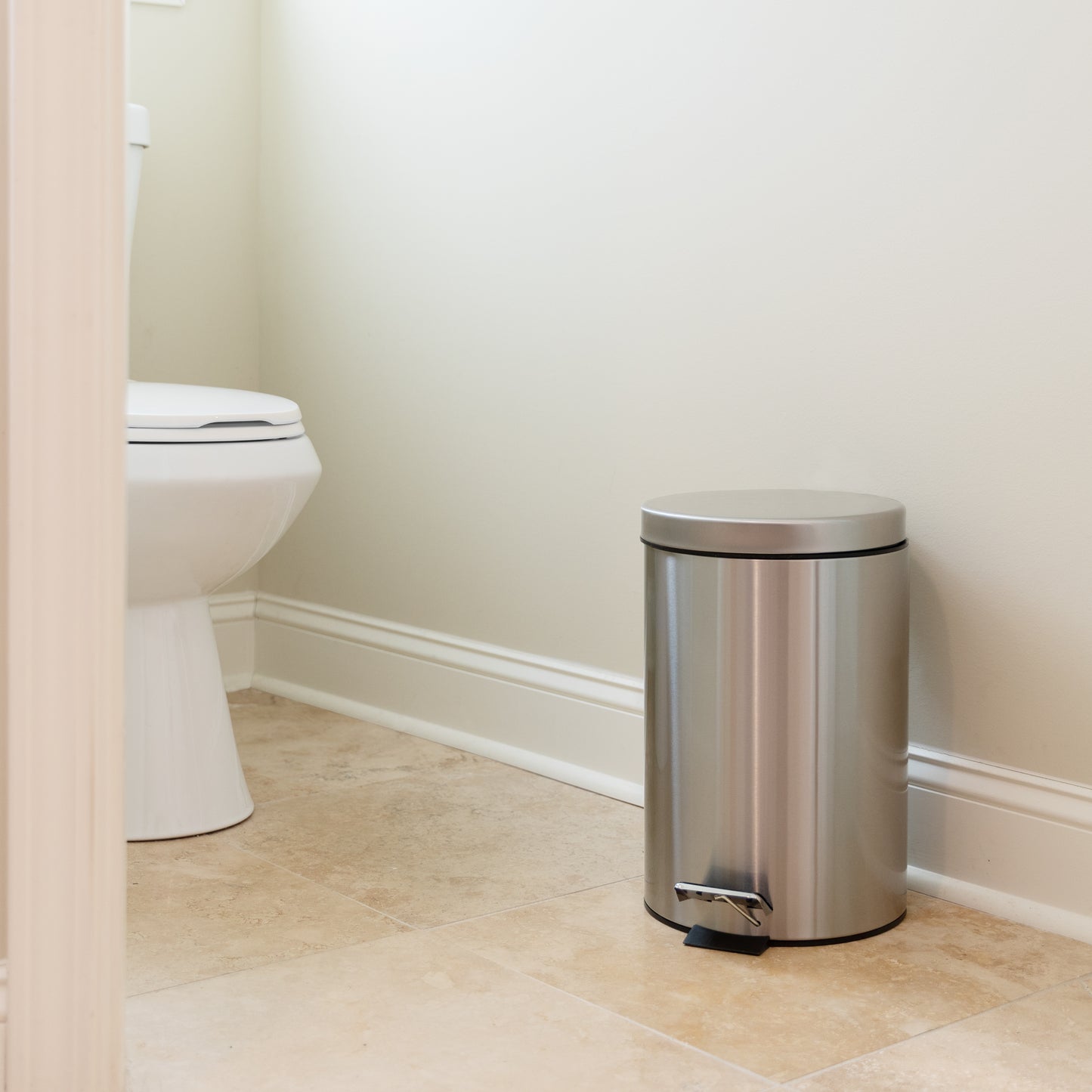 3.2 GAL Stainless Trash Can PF-H008A12-M-GG