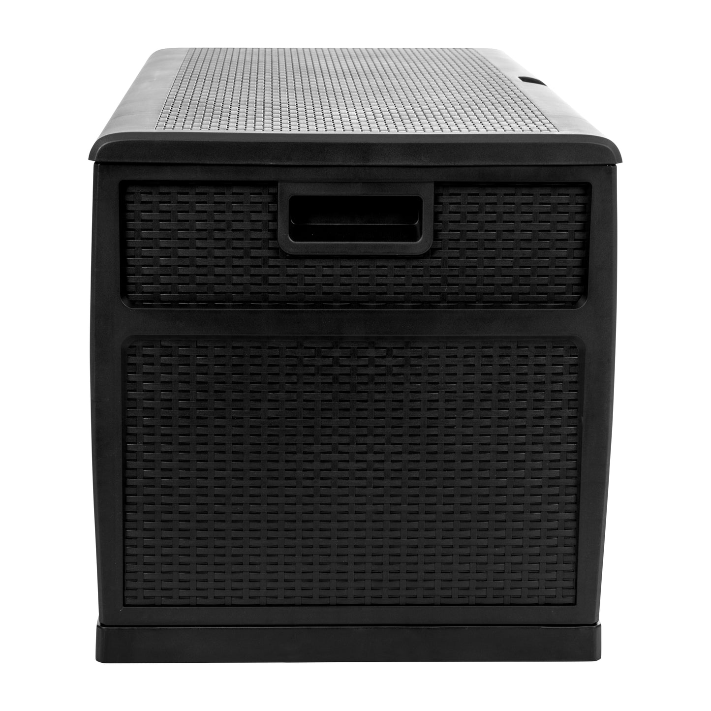 Black 120 Gal Plastic Deck Box QT-KTL-4023BK-GG