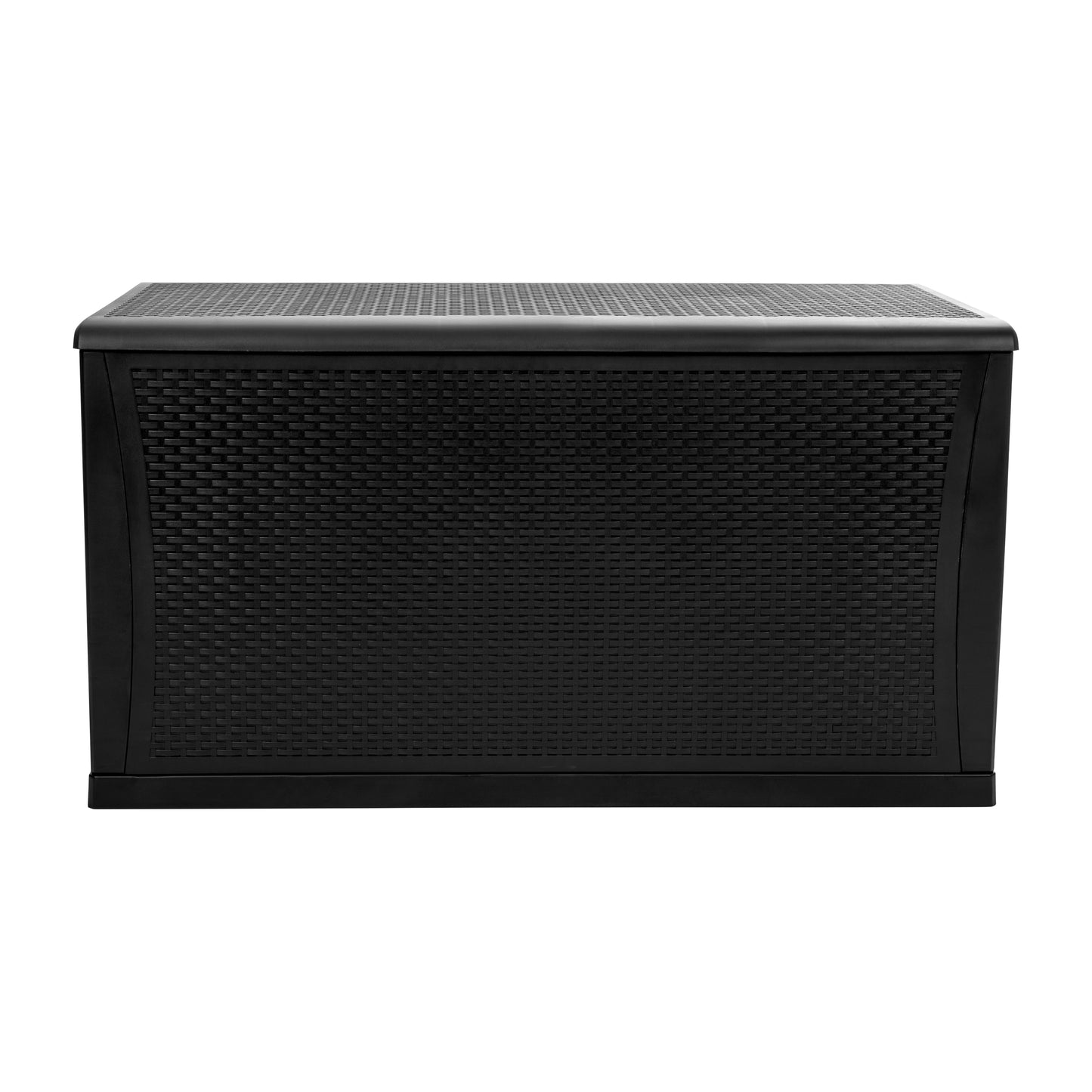 Black 120 Gal Plastic Deck Box QT-KTL-4023BK-GG